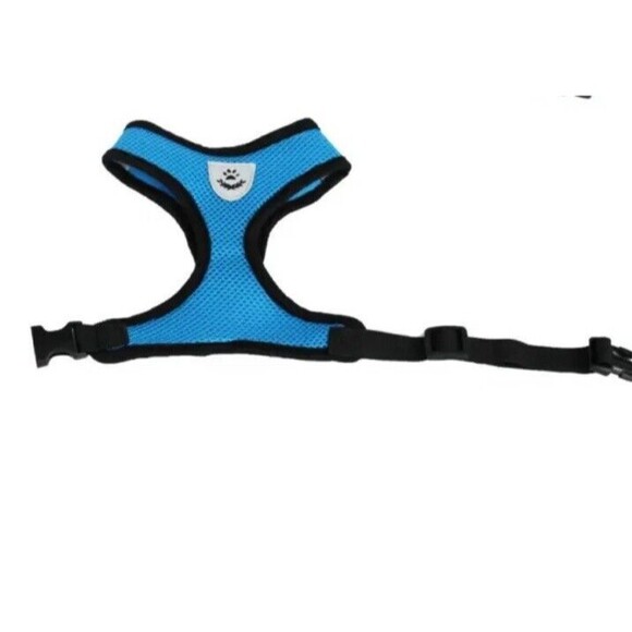 Cat Dog Pet Harness Adjustable Control Vest Dogs Reflective S M L XL Leash Blue - Picture 10 of 10
